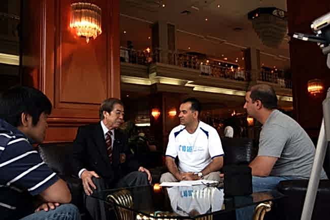 H.Kanazawa Hoca ( 10.Dan) ile sohbet ettik