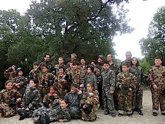 Pazar günü Paintball oynadık