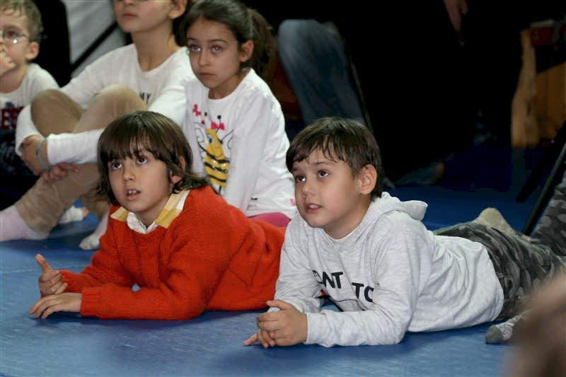 Çocuklarla eğlendik